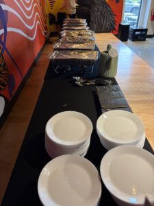 buffet table