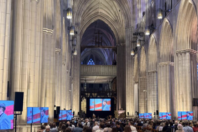 Breadcoin was presented in the National Cathedral
